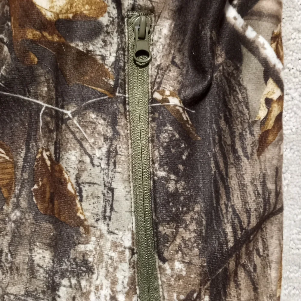 Scent Lok Full Season Base Layer Realtree Fleece Camo Jacket Mens Size Large - Picture 11 of 16